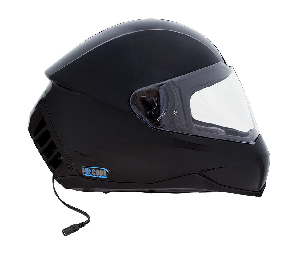Air Conditioned Helmet in Gloss Black
