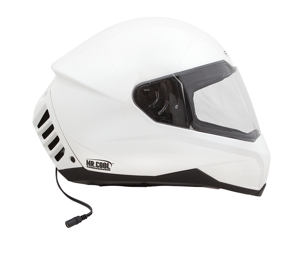 ACH-1 Air Conditioned Motorcycle Helmet Pearl White
