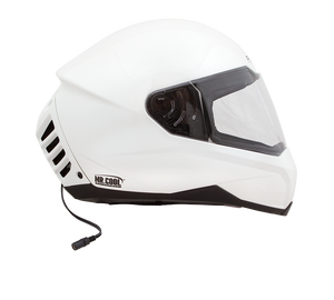 Air Conditioned Helmet in Pearl White